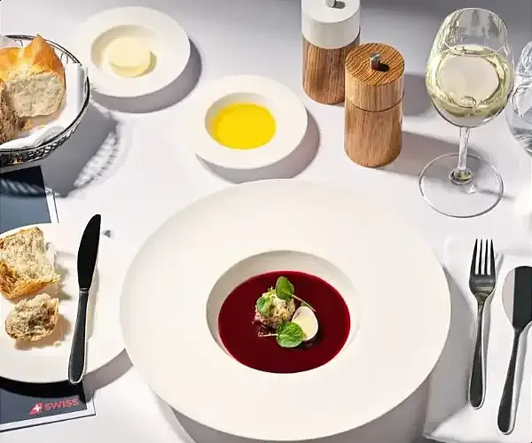 Culinary specialities for SWISS long-haul First and Business Class travellers